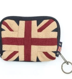 Woven Magic Union Jack Patchworked Coin Purse- Bags