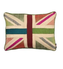 Woven Magic Union Jack 12 x 18 inch Silk Pillow- Pillows & Throws