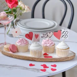 Ginger Ray Valentines Cupcake Toppers- Valentine's Day|Seasonal Decor
