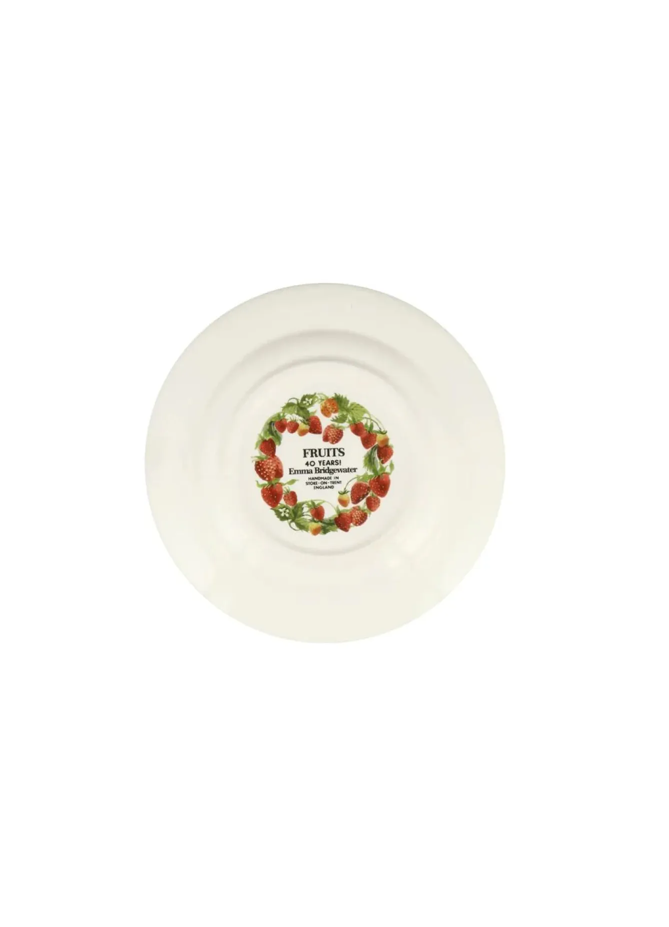 Emma Bridgewater Vegetable Garden Strawberries 6 1/2 inch Plate- Plates