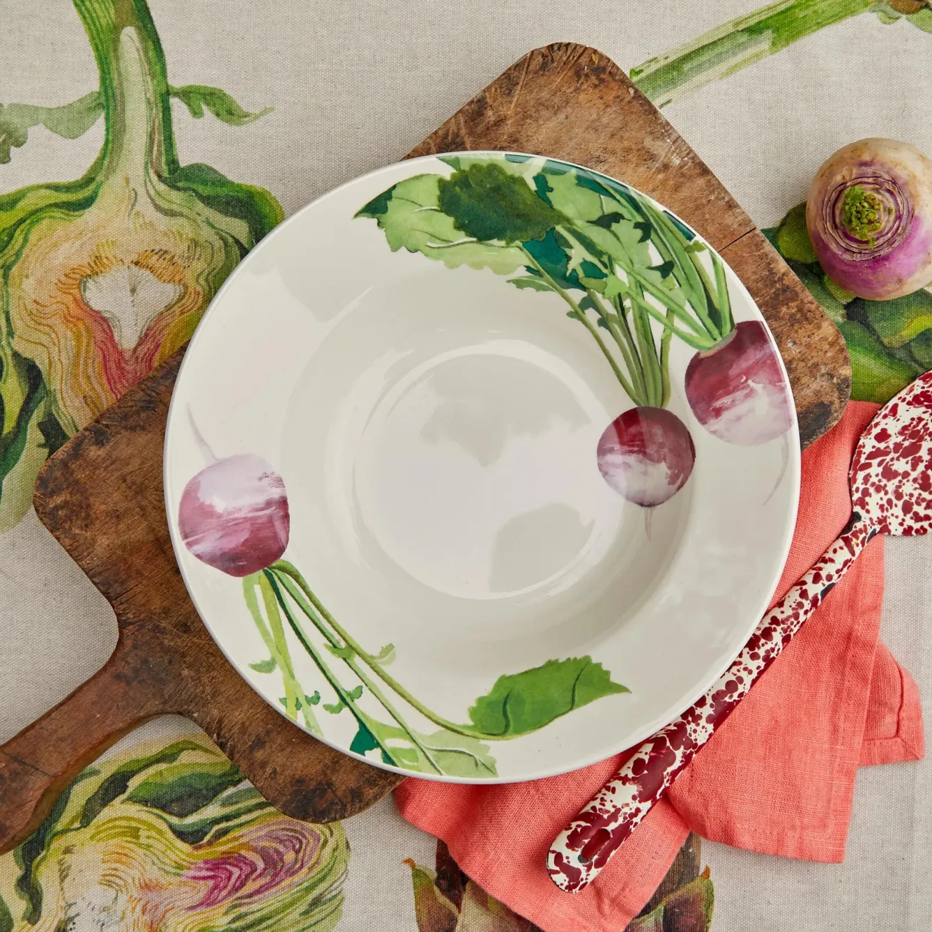 Emma Bridgewater Vegetable Garden Turnip Soup Plate- Plates