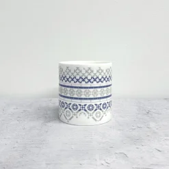 Alex Allday Victorian Tiles Fine Bone China Mug- Tea|Blues