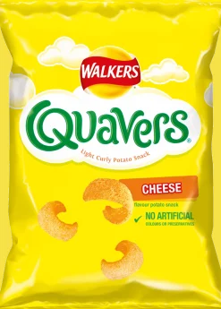 Tea & Biscuits Walkers Cheese Quavers Crisps 0.7 oz- Tea|Snacks & Crackers