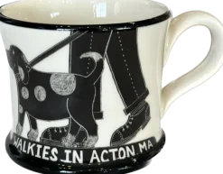 Moorland Pottery Walkies in Acton, MA Mug by- Tea|Whimsical