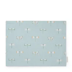 Sophie Allport Watercolor Dragonfly Fabric Placemat - Set of 2- Placemats|Placemats