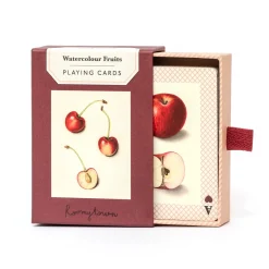 Roomytown Watercolour Fruits Playing Cards- Puzzles