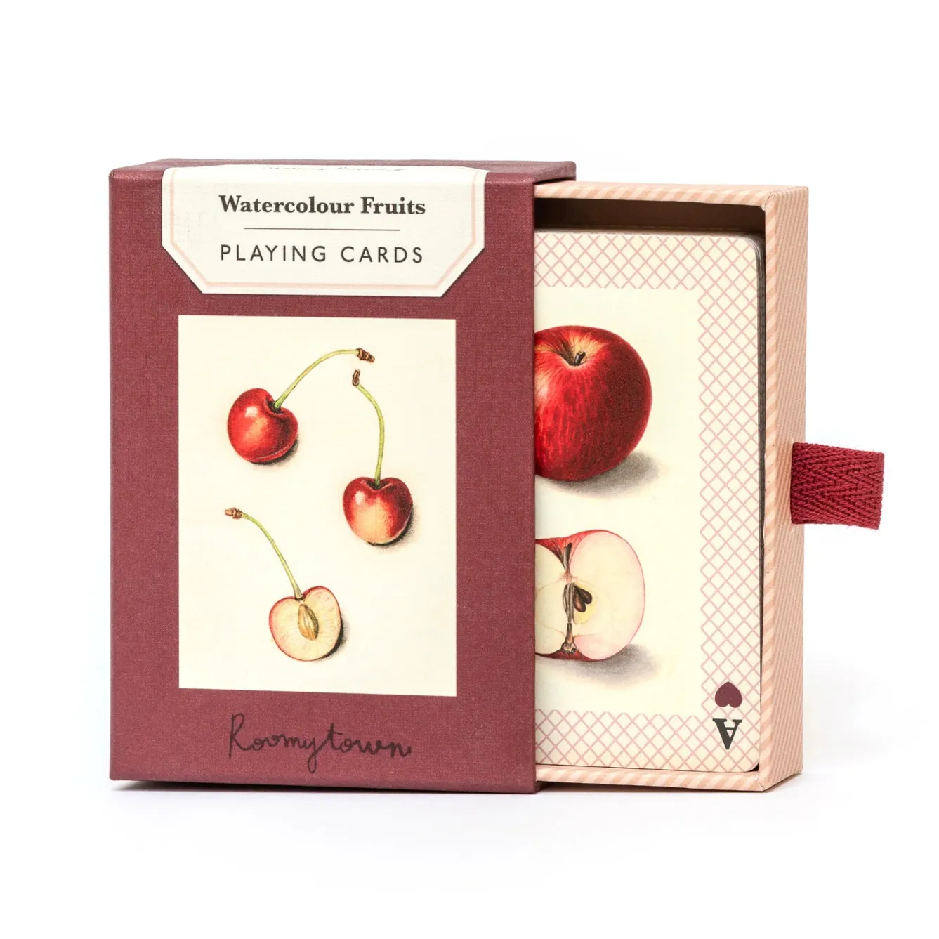 Roomytown Watercolour Fruits Playing Cards- Puzzles