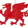 St. Nicolas Welsh Dragon Decoration- Christmas Decorations