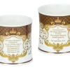 Dunoon Wessex Longest Reigning Monarch Gold Mug- Royal|Tea
