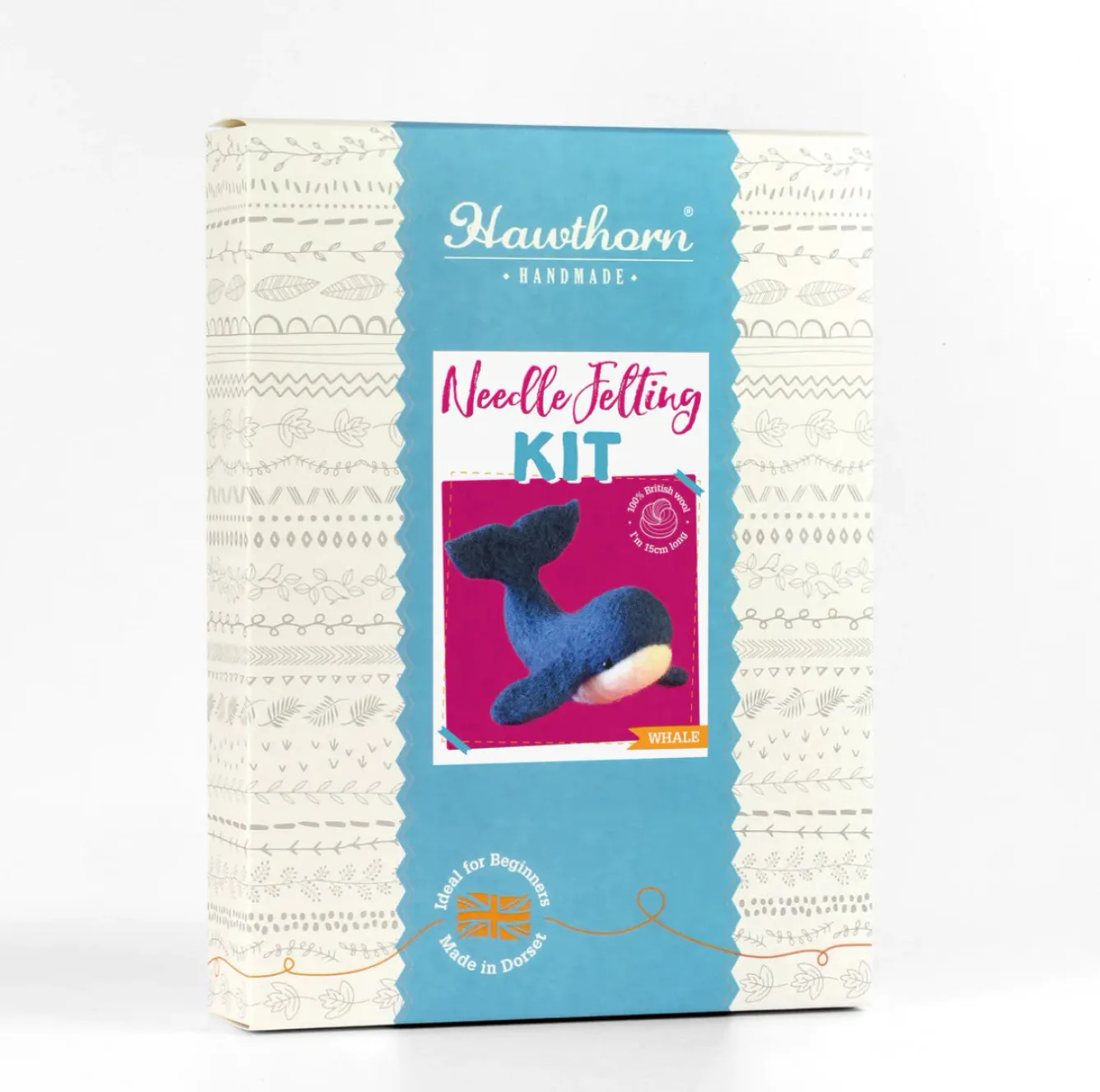 Hawthorn Handmade Whale Needle Felting Kit- Crafts