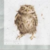 Wrendale Designs 'What a Hoot' Owl Paper Napkins- Tea