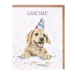 Wrendale Designs 'What Cake?' Birthday Greetings Card- Greeting Cards