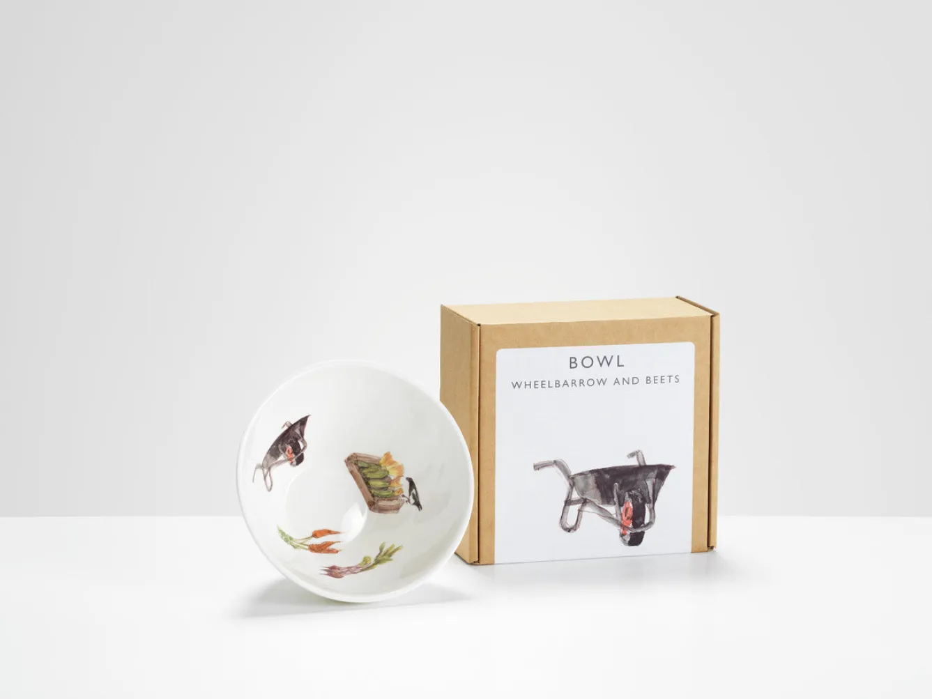Helen Beard Wheelbarrow and Beets Bowl- Gardening|Bowls & Dishes