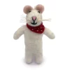 Amica Felt White Mouse Pocket Pal- Children