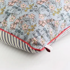 Poppy Treffry Wild Flower Piped Cushion- Pillows & Throws