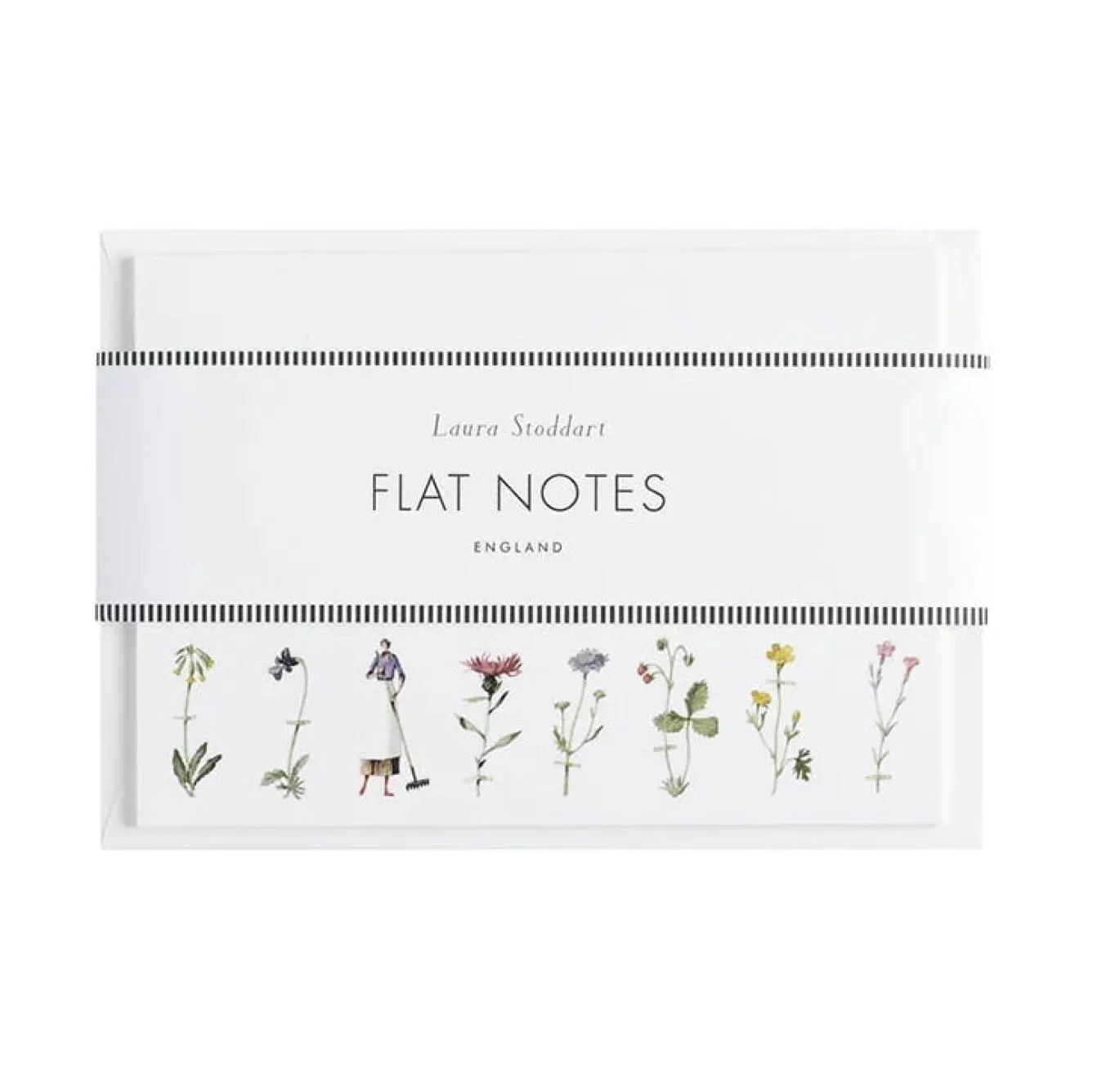Laura Stoddart Wildflowers Flat Notes Set- Stationery