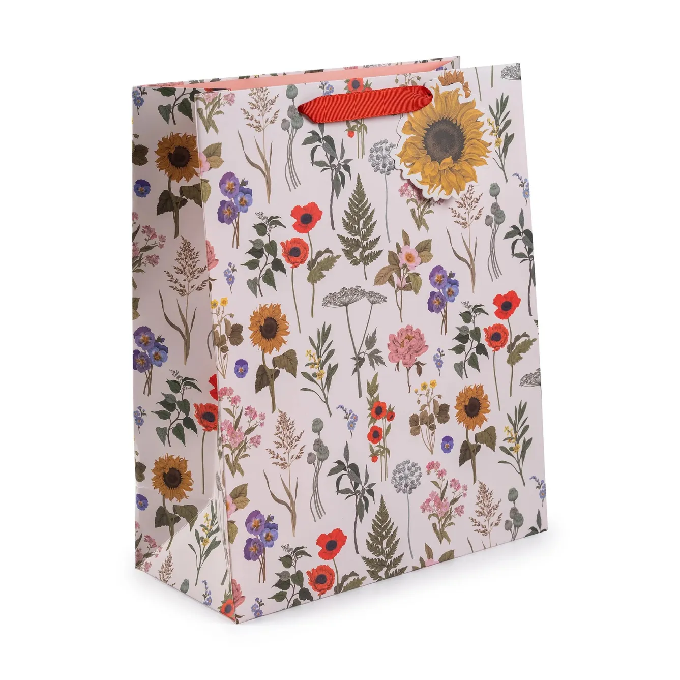 The Art File Wildflowers Large Gift Bag- Stationery