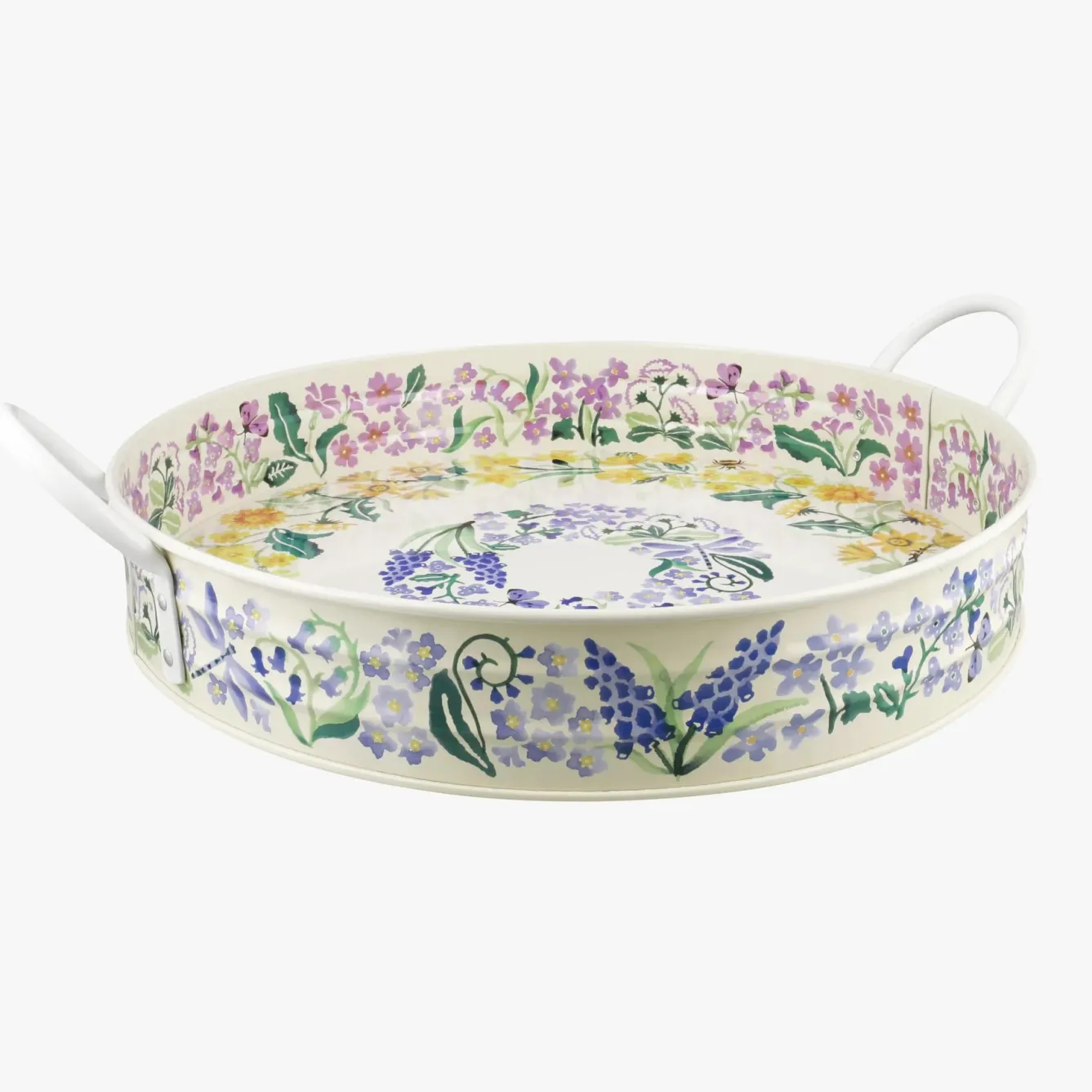 Emma Bridgewater Wild Flowers Large Handled Tray- Trays|Trays