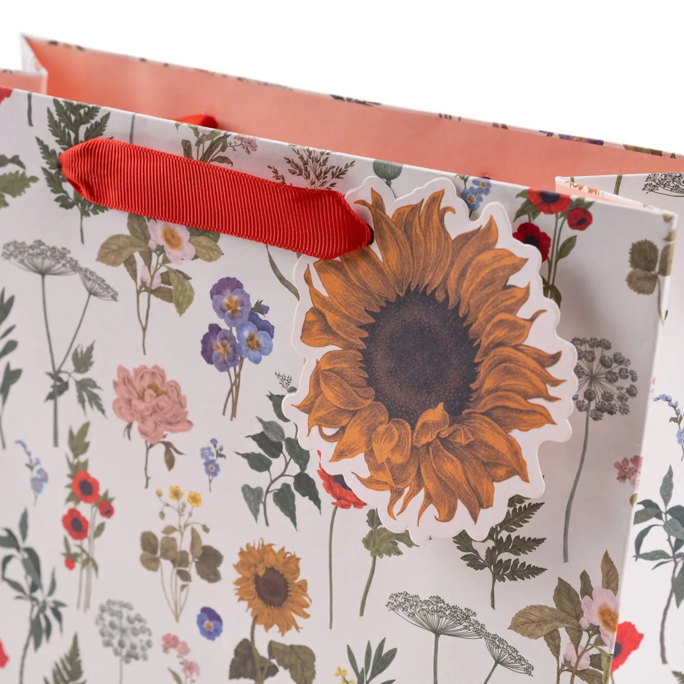 The Art File Wildflowers Medium Landscape Gift Bag- Stationery