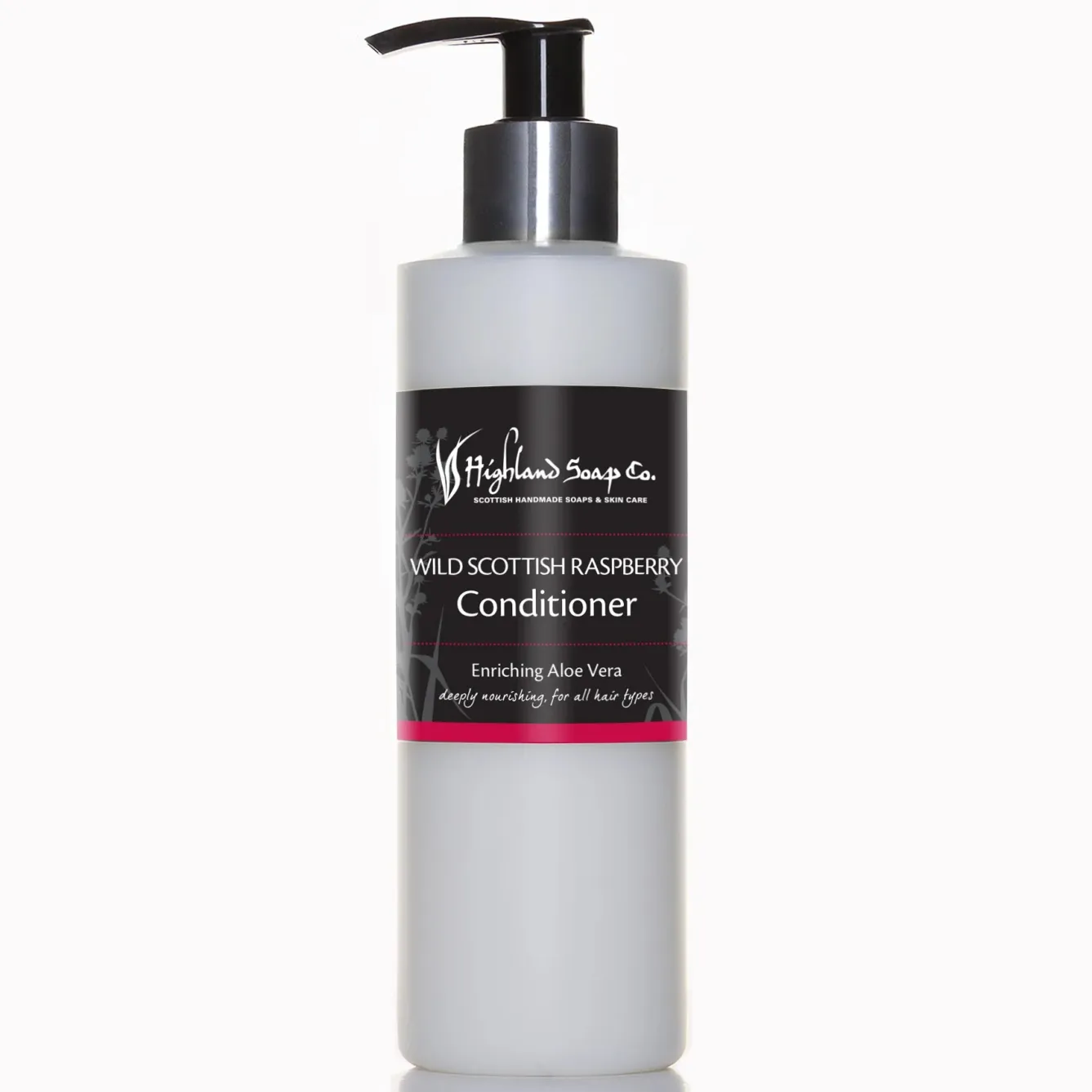 The Highland Soap Company Wild Scottish Raspberry Aloe Vera Conditioner 250ml- Soaps & Lotions