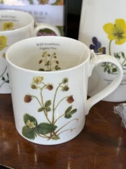Sophia Davenport Wild Strawberry Mug- Flowers & Garden