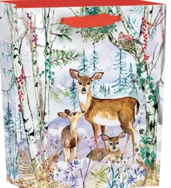 Roger La Borde Wild Winter's Song Small Gift Bag- Christmas Decorations|Christmas