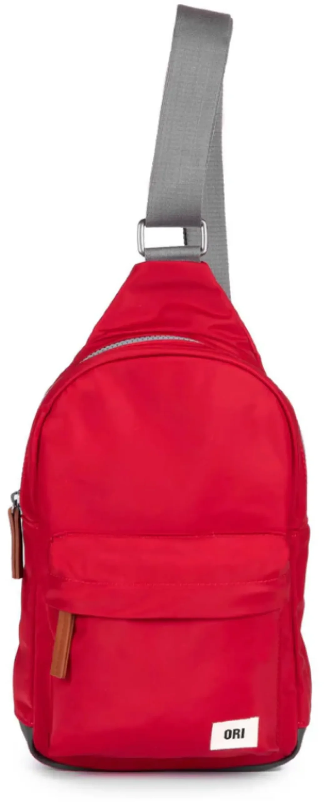 Ori London Willesdon B Cranberry Recycled Nylon Crossbody Bag- Large- Bags