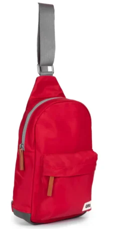 Ori London Willesdon B Cranberry Recycled Nylon Crossbody Bag- Large- Bags
