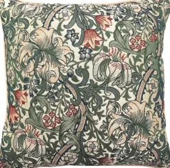 Signare William Morris Golden Lily Pillow- Pillows & Throws