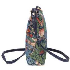 Signare William Morris Strawberry Thief Blue Sling Bag- Bags