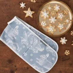 Thornback & Peel Winter Rabbit Double Oven Glove- Christmas|Tea