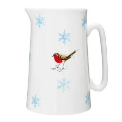 Jane Abbott Designs Winter Robin Bone China Large Jug- Christmas|Tea
