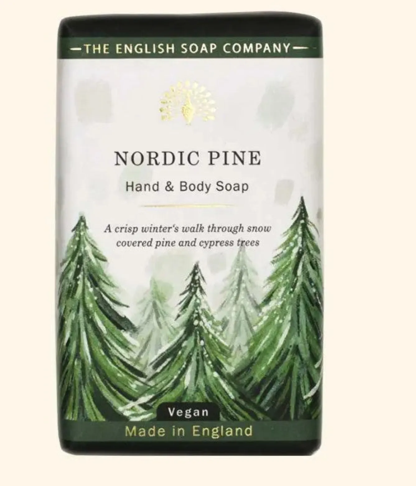 English Soap Company Wintertide Nordic Pine Soap - 190g- Soaps & Lotions