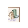 Wrendale Designs 'Winter Walk' Gift Enclosure Card- Greeting Cards