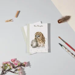 Wrendale Designs 'Wise Thoughts' Owl A6 Notebook- Stationery
