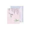 Wrendale Designs 'Wisteria Wishes' Enclosure Card- Greeting Cards