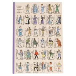 Picturemaps Women Who Changed the World A5 Notebook- Stationery