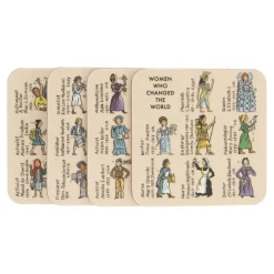 Picturemaps Women Who Changed the World Set of 4 Coasters- Coasters