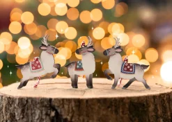 Dapple & Dot Wooden Reindeer Christmas Decorations- Christmas