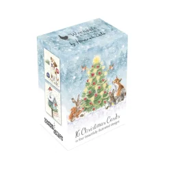 Wrendale Designs Woodland Animal Charity Gift Enclosure Card Pack- Christmas Cards|Stationery