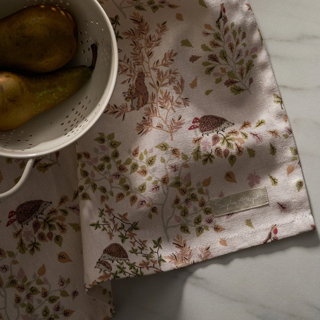 Sophie Allport Woodland Friends Tea Towel- Tea|Tea Towels