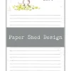 Paper Shed Design Woodland Mouse "My Little List" Magnetic List Pad- Stationery