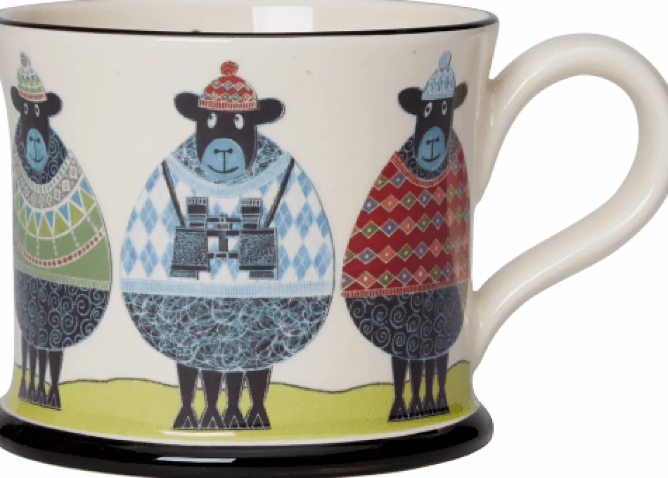 Moorland Pottery Woolly Ramblers Mug by- Pets|Pets