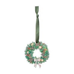 Lottie Murphy Wreath Wooden Christmas Decoration- Christmas