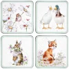 Wrendale Designs Wildflowers Set of 4 Coasters- Coasters