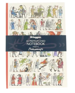 Picturemaps Writers & Characters of England A5 Notebook- Stationery