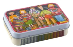 Emma Ball Yarn Club Hinged Small Rectangular Tin- Storage