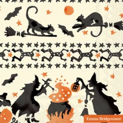 Emma Bridgewater Year of the Hag Napkins- Halloween|Picnic