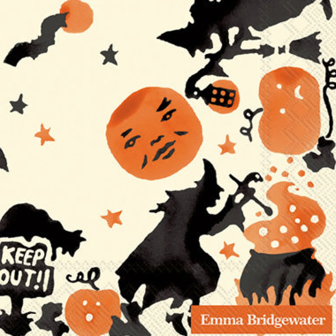 Emma Bridgewater Year of the Hag Napkins- Halloween|Picnic