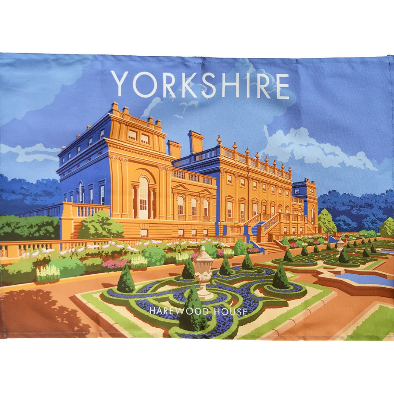Town Towels Yorkshire - Harewood House Tea Towel- Tea|Tea Towels